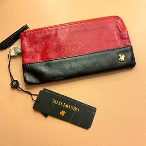 Ora Delphine res leather wallet purse clutch